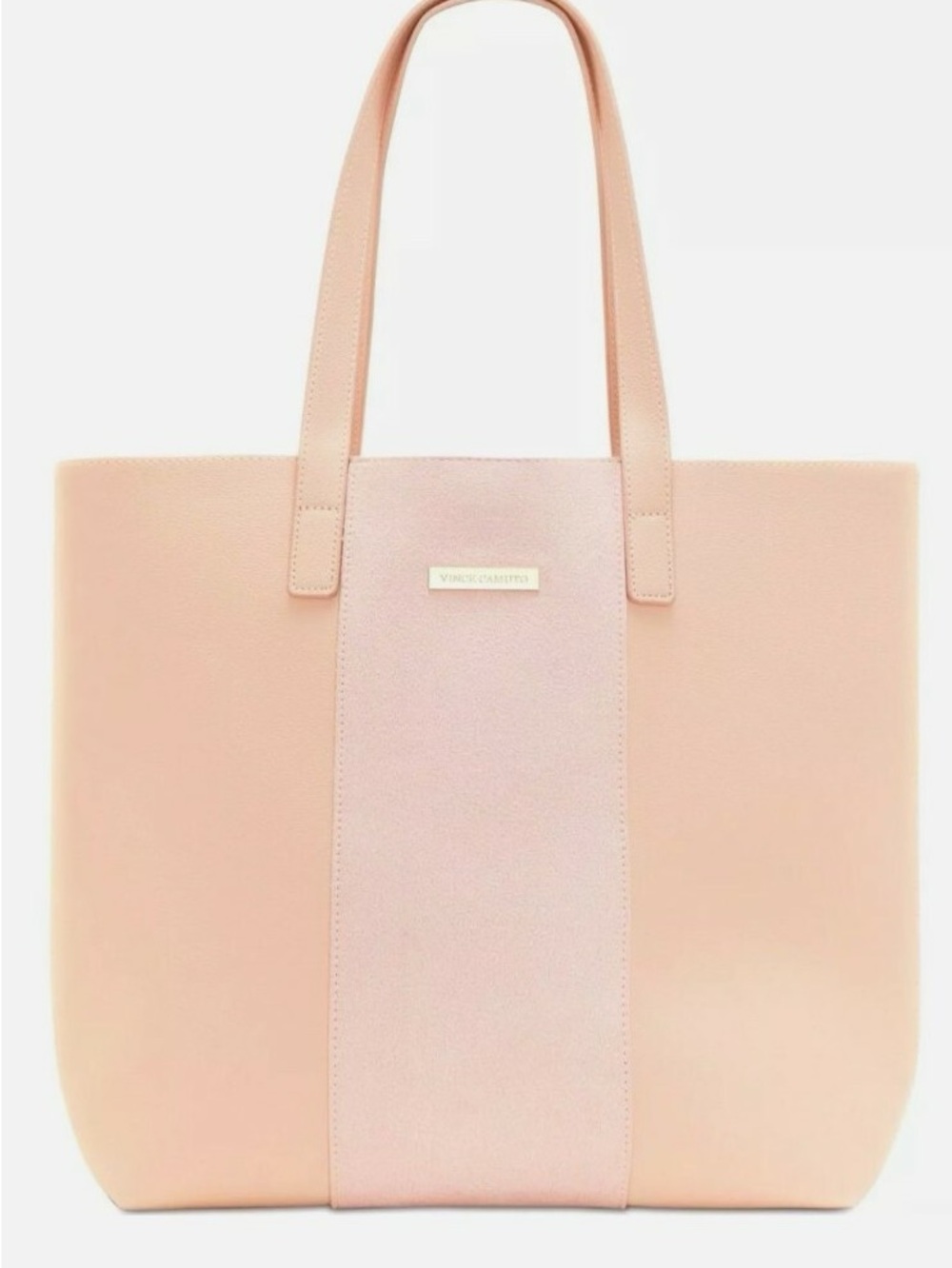 Vince Camuto Blush-Peach Center Panel Tote